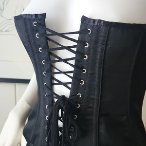 Victoria Secret Corset - Black Satin NWT